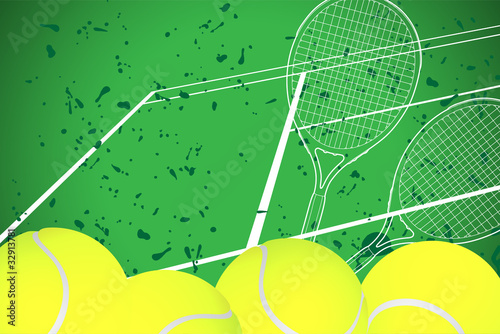 tennis illustration