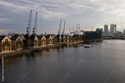 Docklands in London