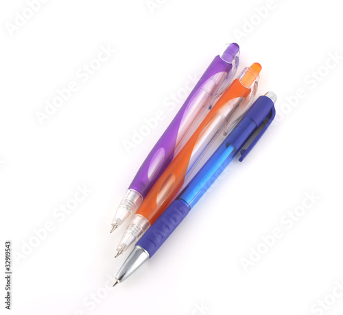 Three color pens