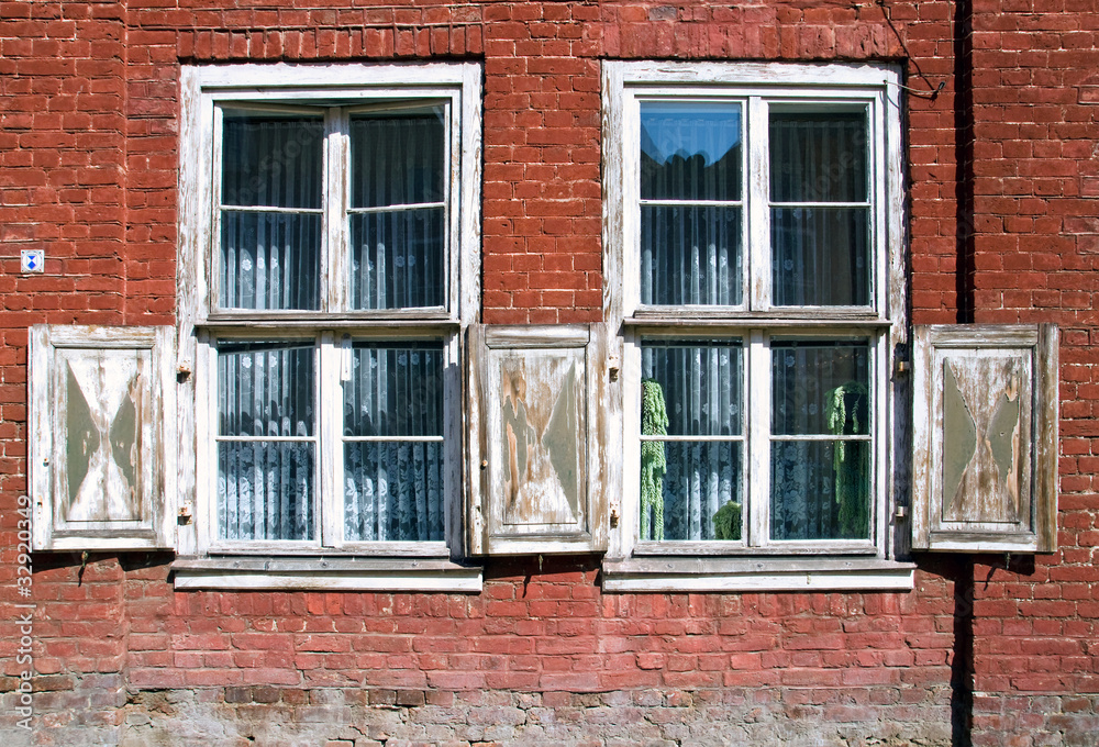 Two old outworn windows