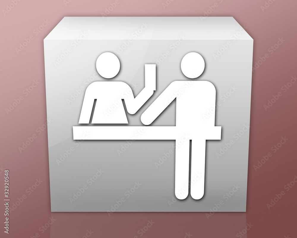 Box-shaped Icon (red b/g) 