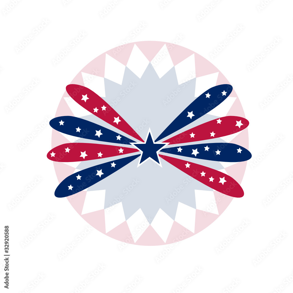 Obraz premium An image of a patriotic star banner background