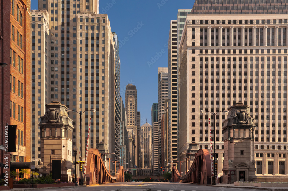 Obraz premium Ulica Chicago.