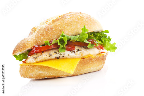 Chicken sandwich. © Eskymaks