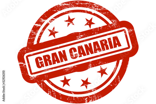 Sternen STempel rot GRAN CANARIA