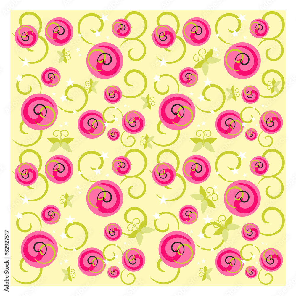 Abstract flower rose seamless pattern background Abstract flower rose seamless pattern background