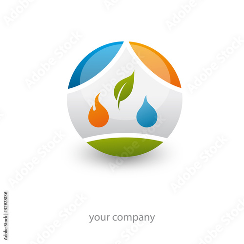 logo entreprise, logo habitat, logo énergie