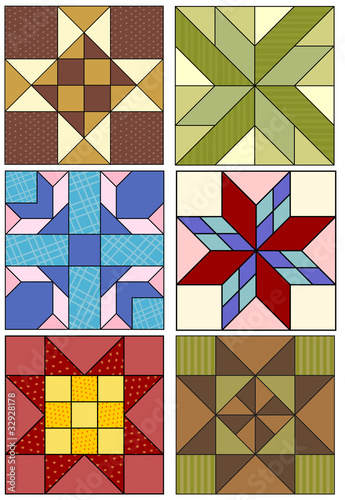 Traditional quilting patterns