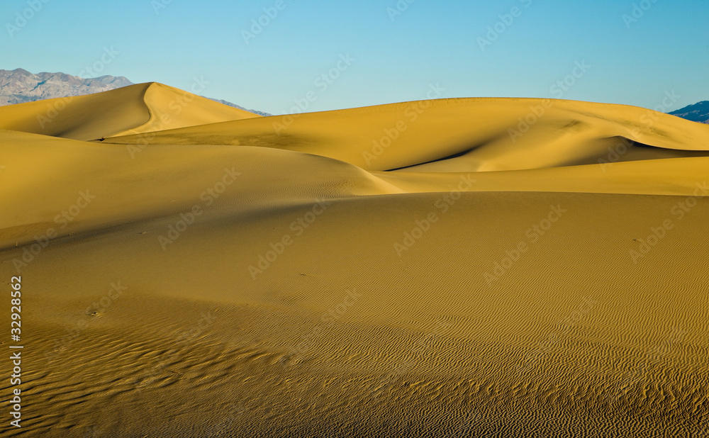 Mesquite Flat Sand Dunes at sunrise,