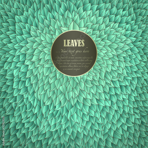 Green Leaves Invitation