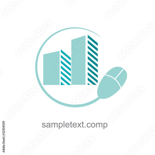 Logo Real Estate online # Vector