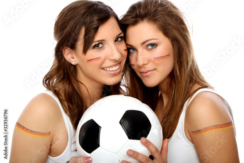 Mädchen mit Fußball © W. Heiber Fotostudio