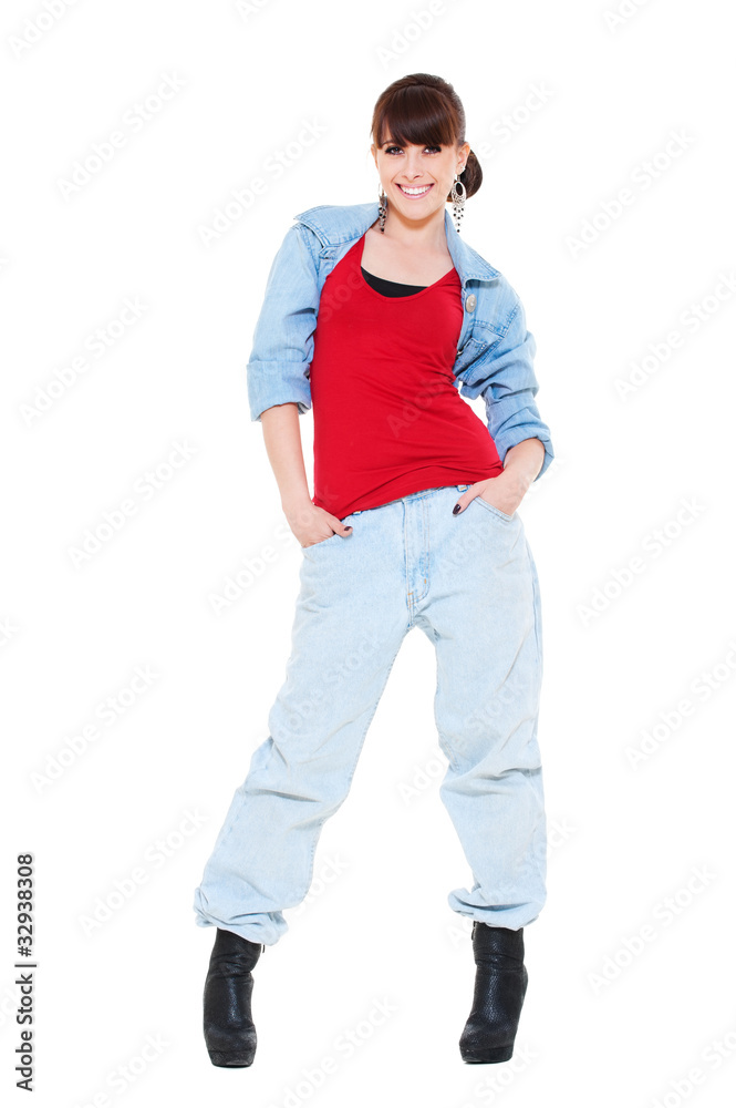 pretty girl in blue jeans pretty girl in blue jeans