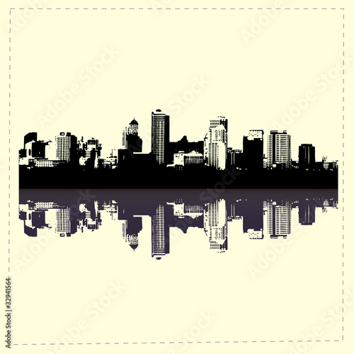 silhoutte city