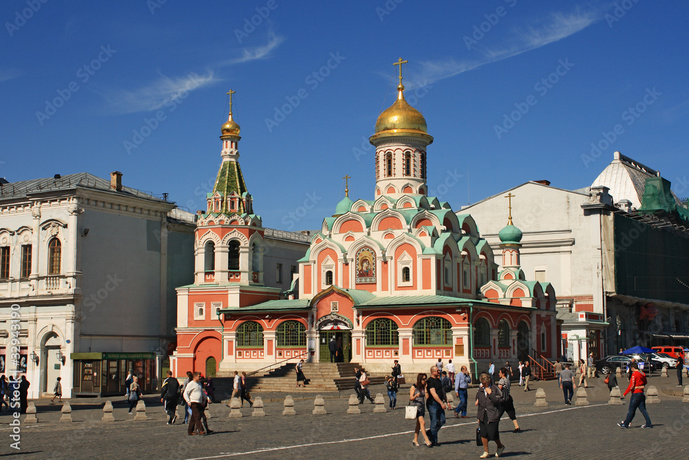 Church in the Red Square in Moscow (Russia)