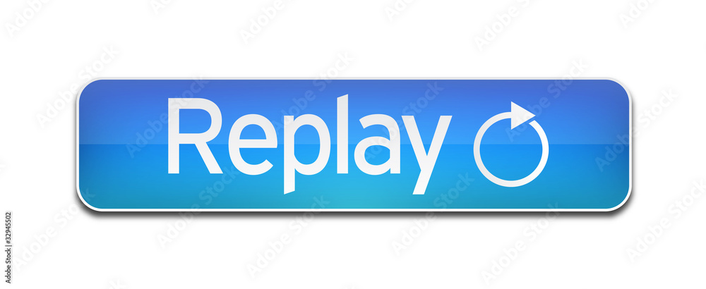 Replay Button Stock Illustration | Adobe Stock