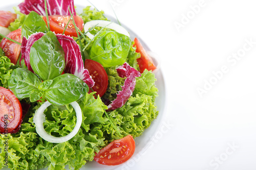 Salat close up photo