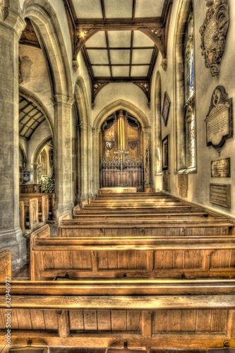 Inside Painswick Church