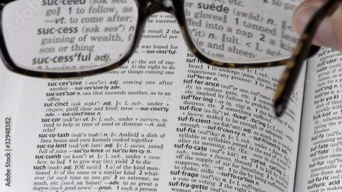 Dictionary terms SUCCESSFUL glasses - HD