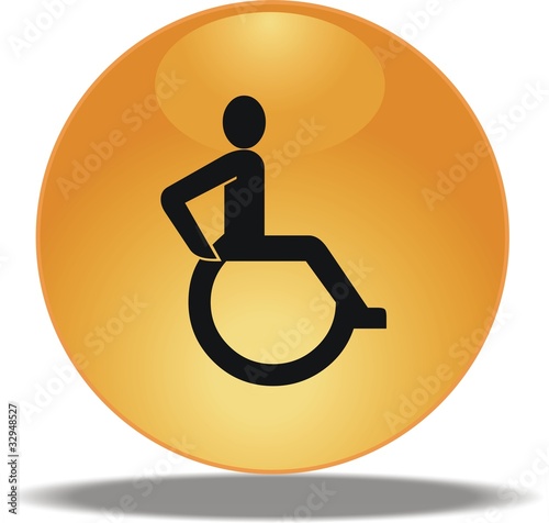 bouton handicapé