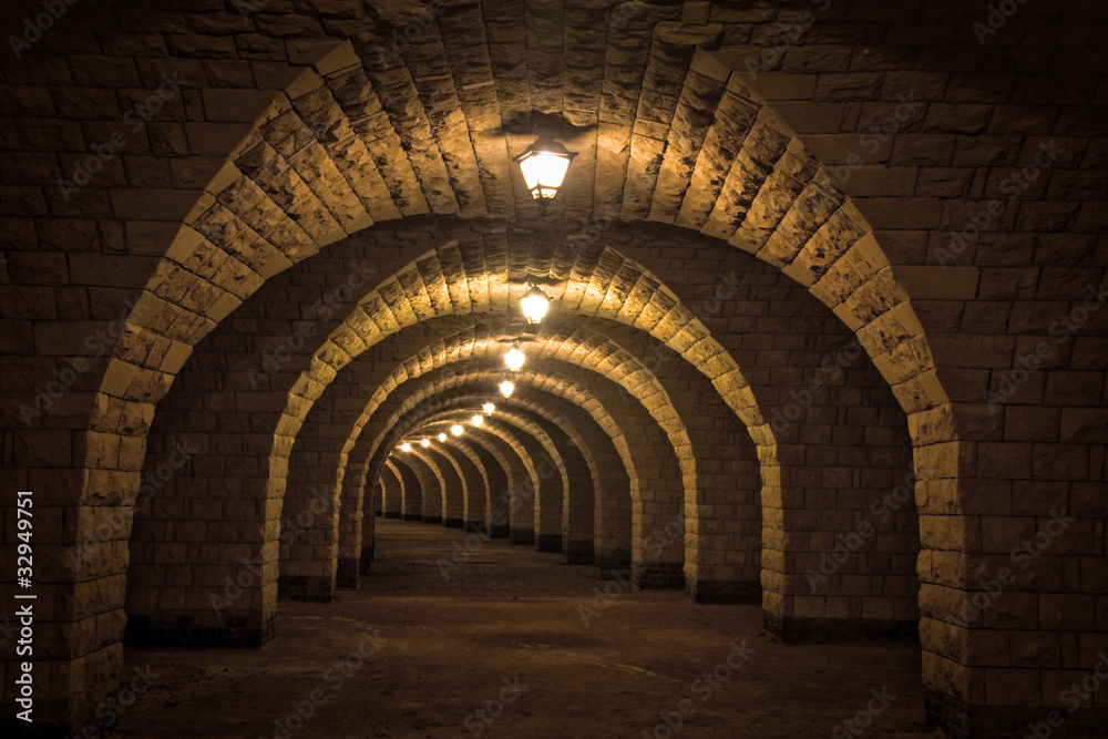 Naklejka premium Ancient tunnel