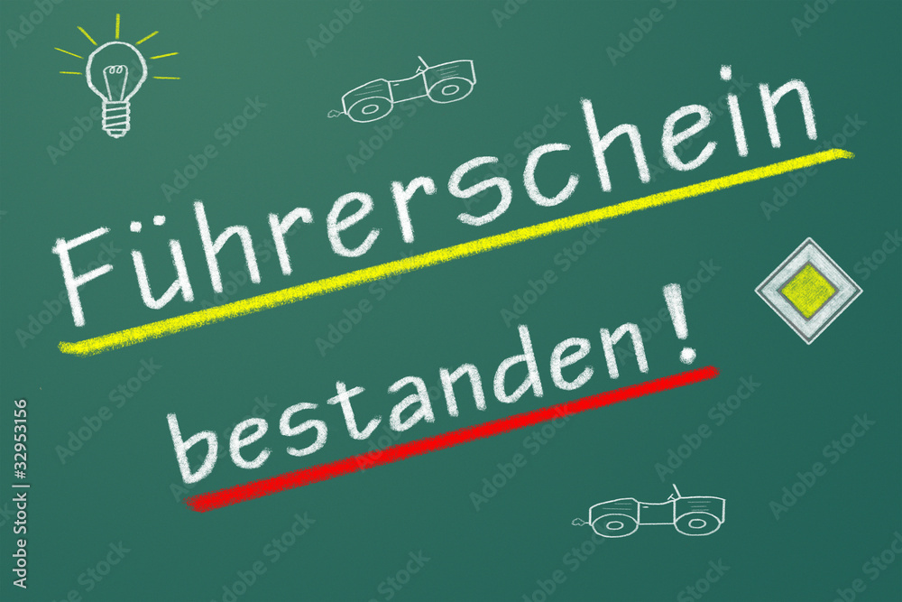 Obraz premium Führerschein #110603-005