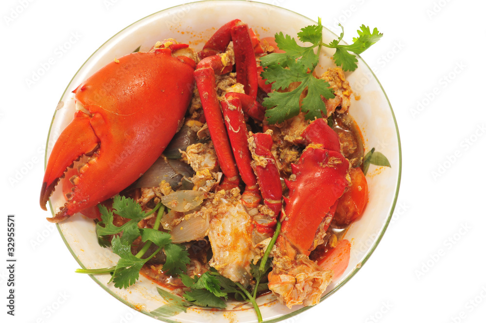 Fried Chili Crab Fried Chili Crab