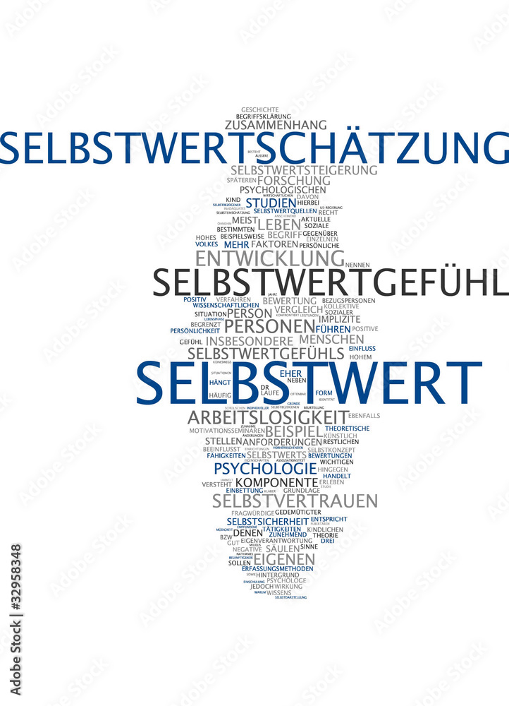 Obraz premium Selbstwert
