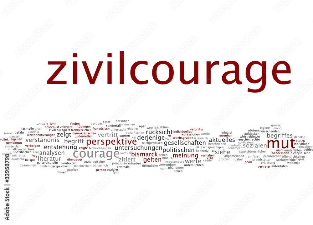 Zivilcourage Zivilcourage Stock-Illustration | Adobe Stock