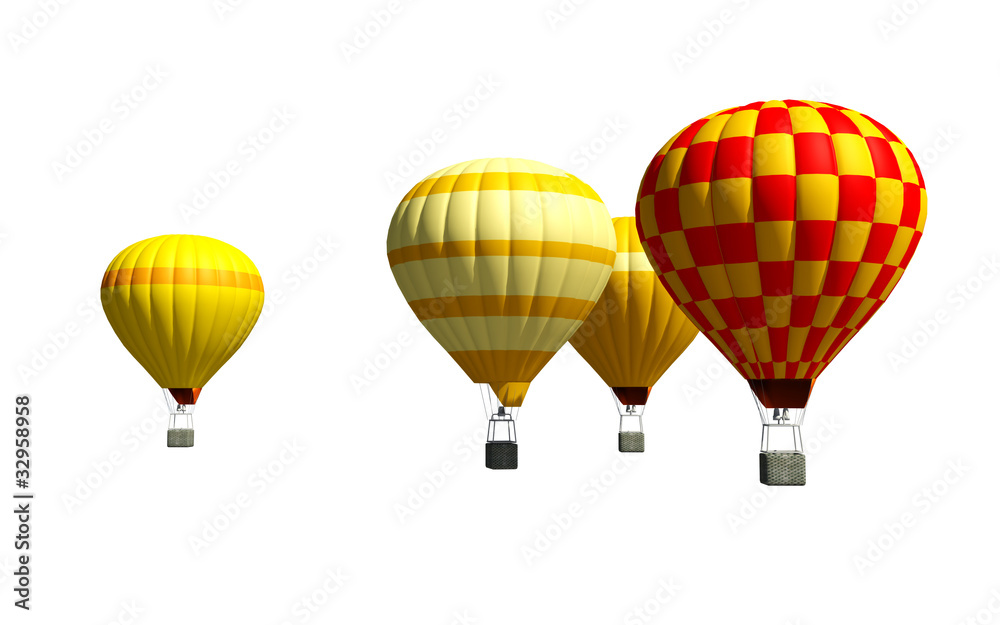 Fototapeta premium 3d aerostats