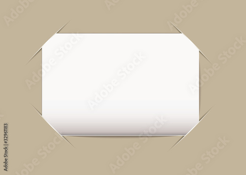 Business card blank