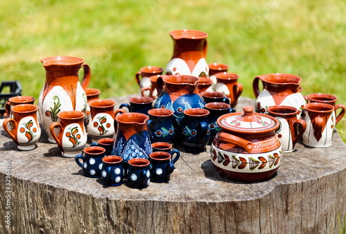 Ceramic pottery at Horezu, Romania