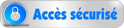 bouton accès sécurisé