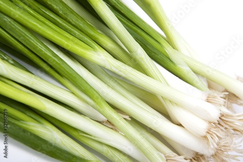 Green onions scallions fresh bunch