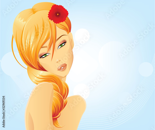 Spa beauty ( redhead )
