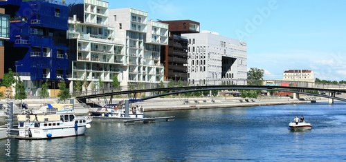 place Nautique du quartier des Confluences, Lyon - France