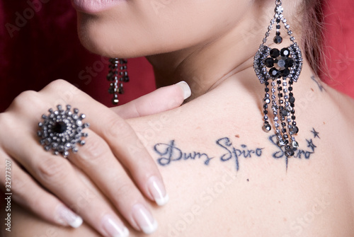 Photography Beautiful blond woman with jewelry