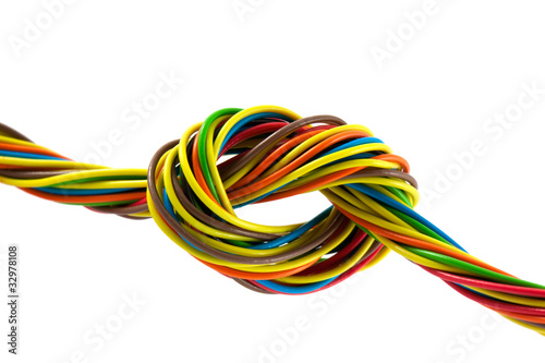 Bundle of color cables