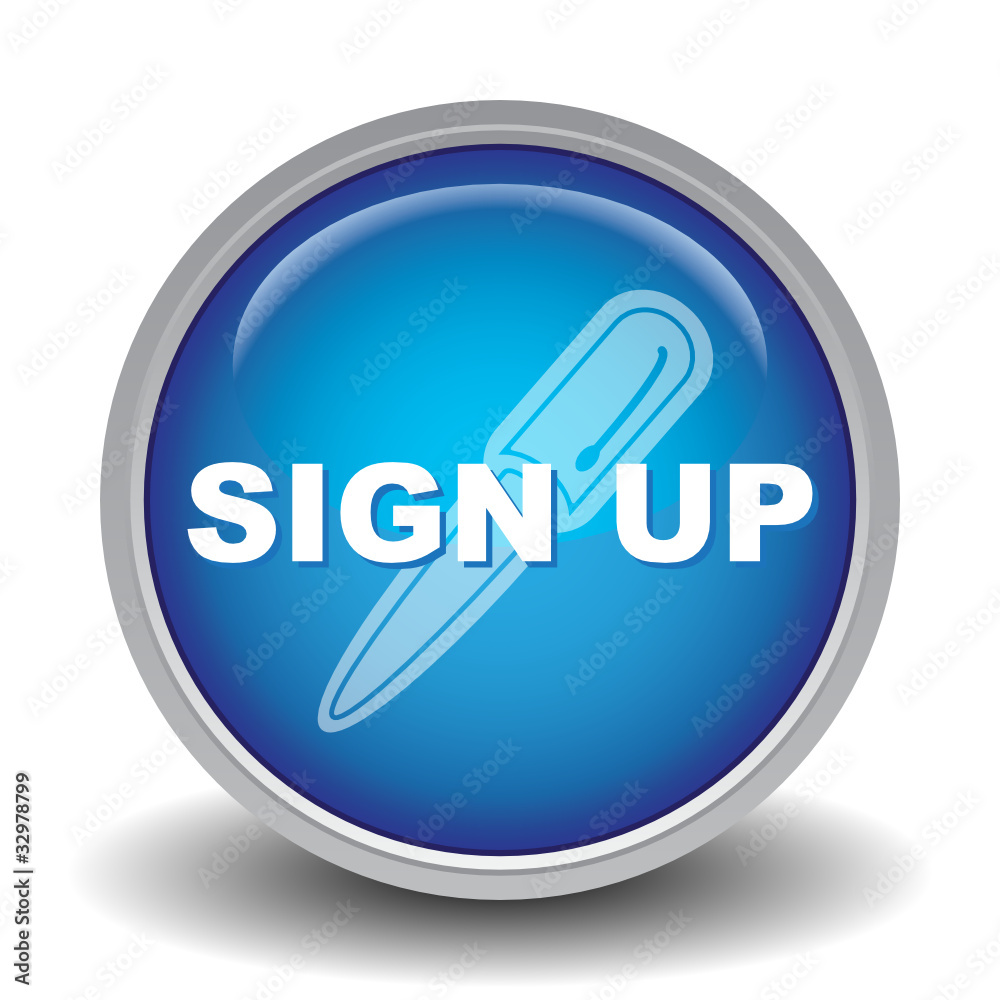 SIGN UP ICON Stock Vector Adobe Stock