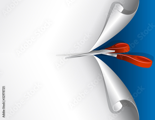 Red scissors