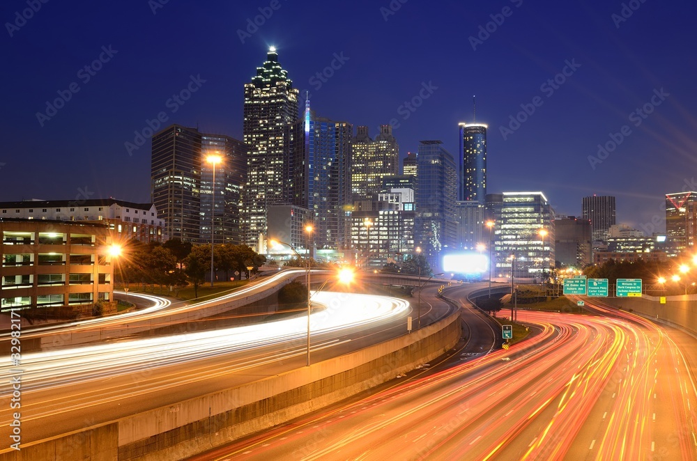 Obraz premium Atlanta Skyline