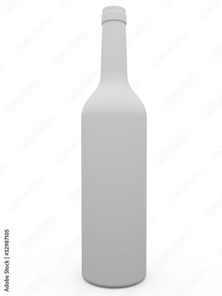 White wine bottle