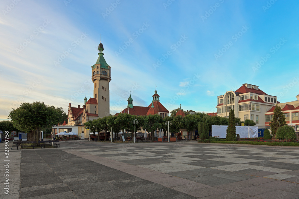 Old lighthouse in Sopot, Poland.