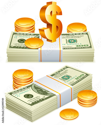 Money packs.