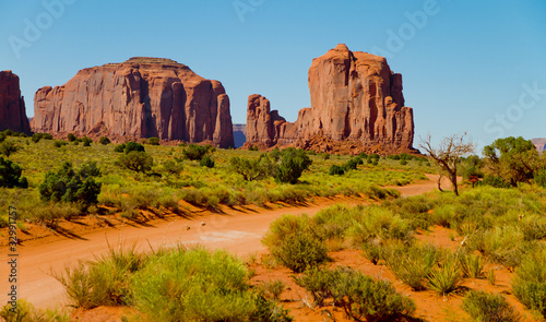 wide angle view of Monument Valley, Utah, USA © F.C.G.