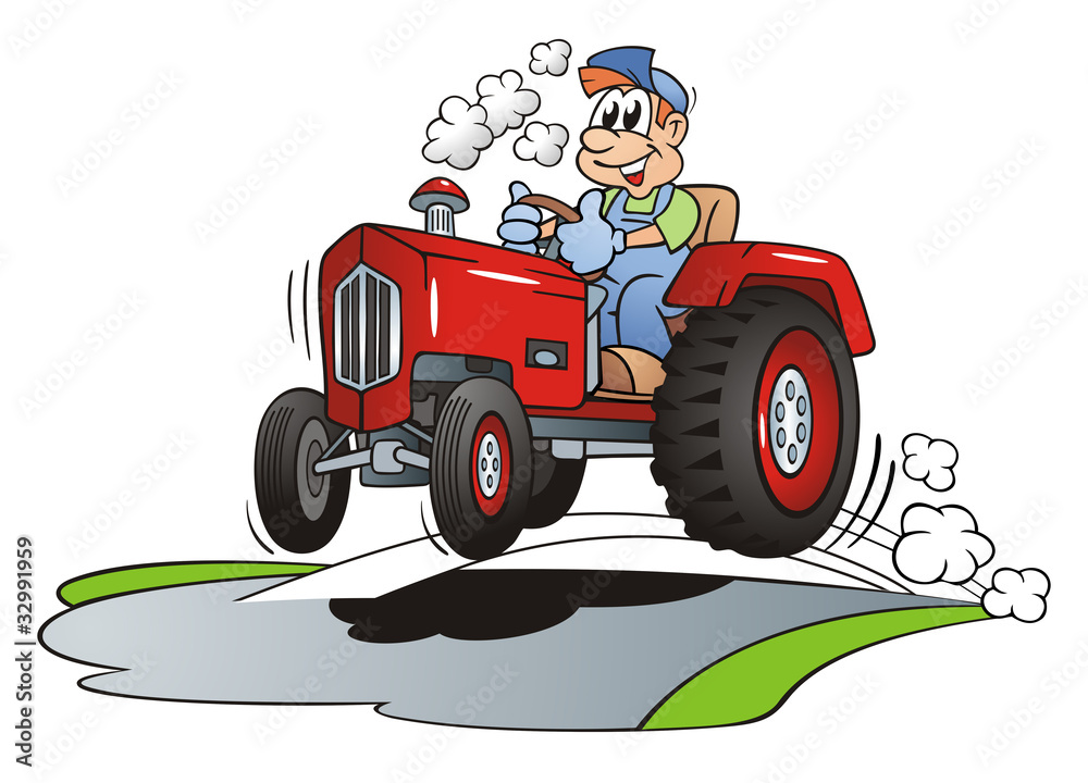 Fototapeta premium High Speed Tractor