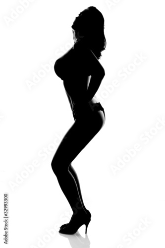 sexy woman silhouette