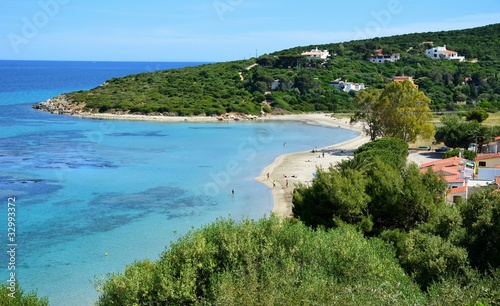 plage de maladroscia, presqu'île san antiocco, sardaigne