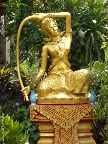 Buddhist sculpture at Changkong temple, Chiangmai, Thailand photo