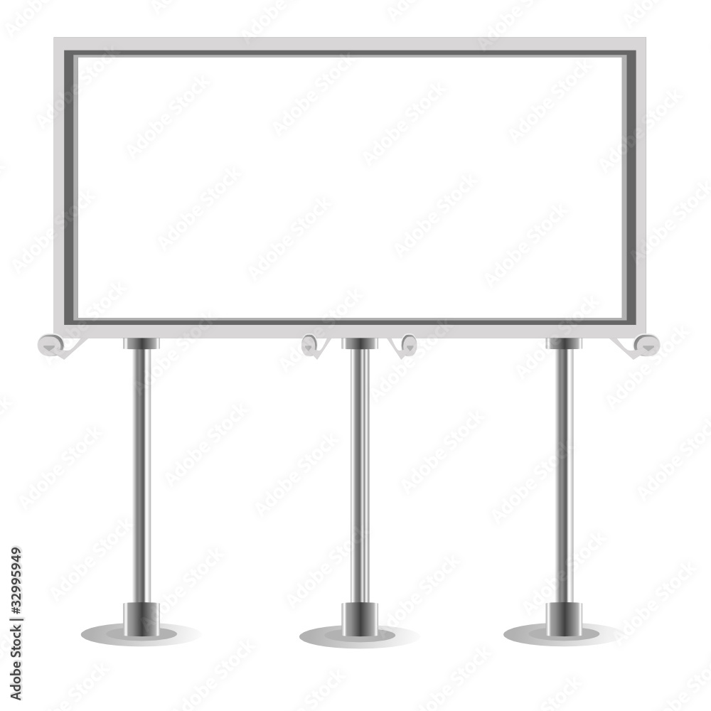 Obraz premium Billboard. Vector